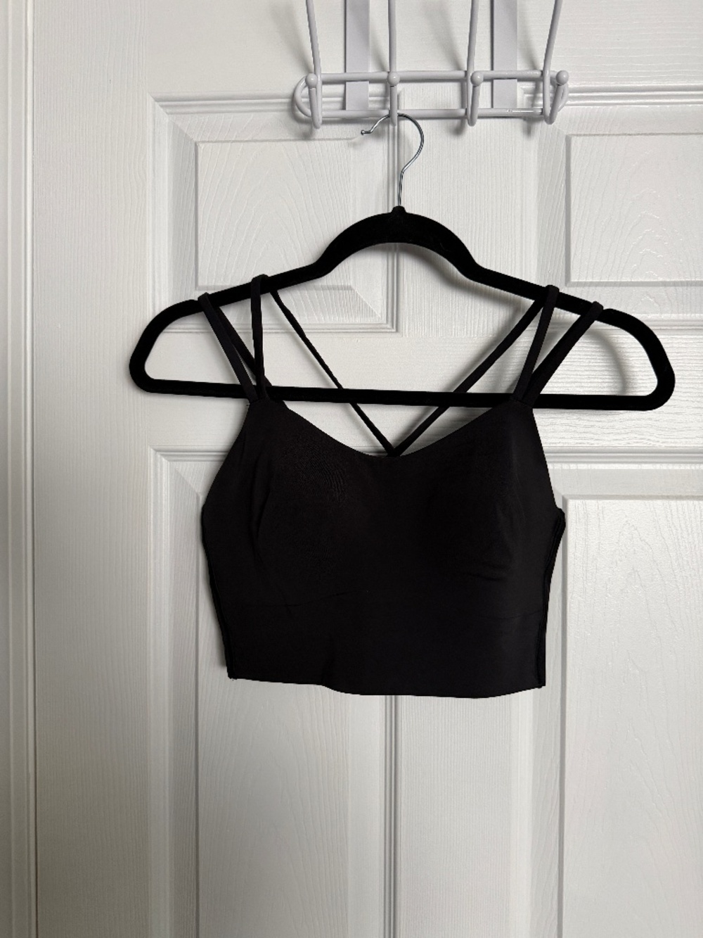Lululemon Black Strappy Sports Bra | Size 10